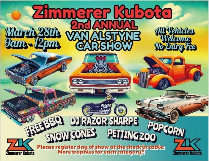 Zimmerer Kubota Car Show Van Alstyne