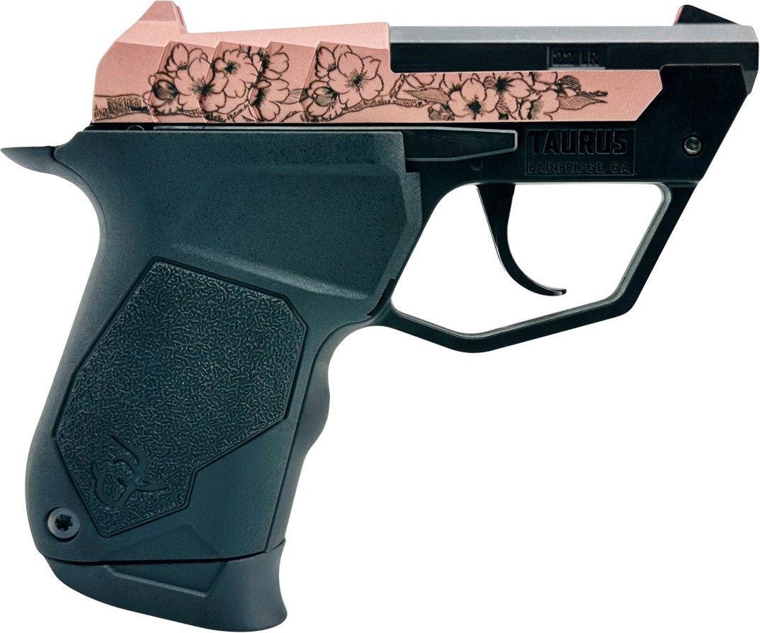 TAURUS 22TUC 22LR BLK/BLOSSOM 9+1 - No Credit Card Fees - Low, flat rate shipping