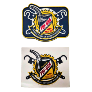POF Sticker & Patch Set - Twenty Years of Bustin' Knuckles