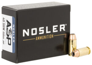 Nosler .40 S&W 150gr Jacketed Hollow Point Ammo