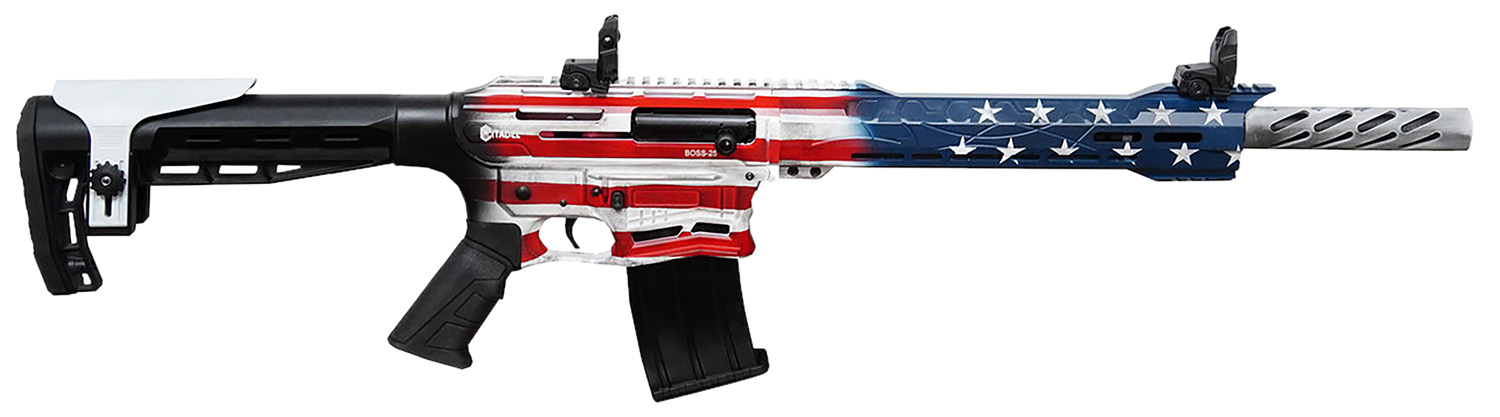 Citadel Boss 25 12GA Shotgun USA Flag Edition