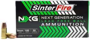 SinterFire 9mm Luger 100gr Ammunition - Box of 50
