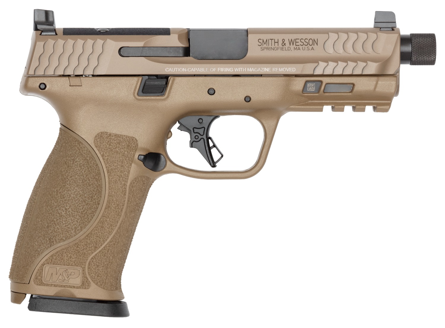S&W M&P9 M2.0 14832 9MM 4.72″ OR NTS TB FDE - No Credit Card Fees - Low, flat rate shipping