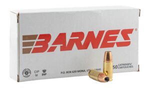 Barnes 9mm Luger 124gr SJHP Ammo - 20 Rounds