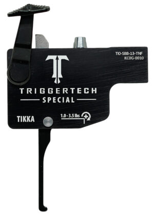 TriggerTech Diamond Black Flat Trigger for Tikka