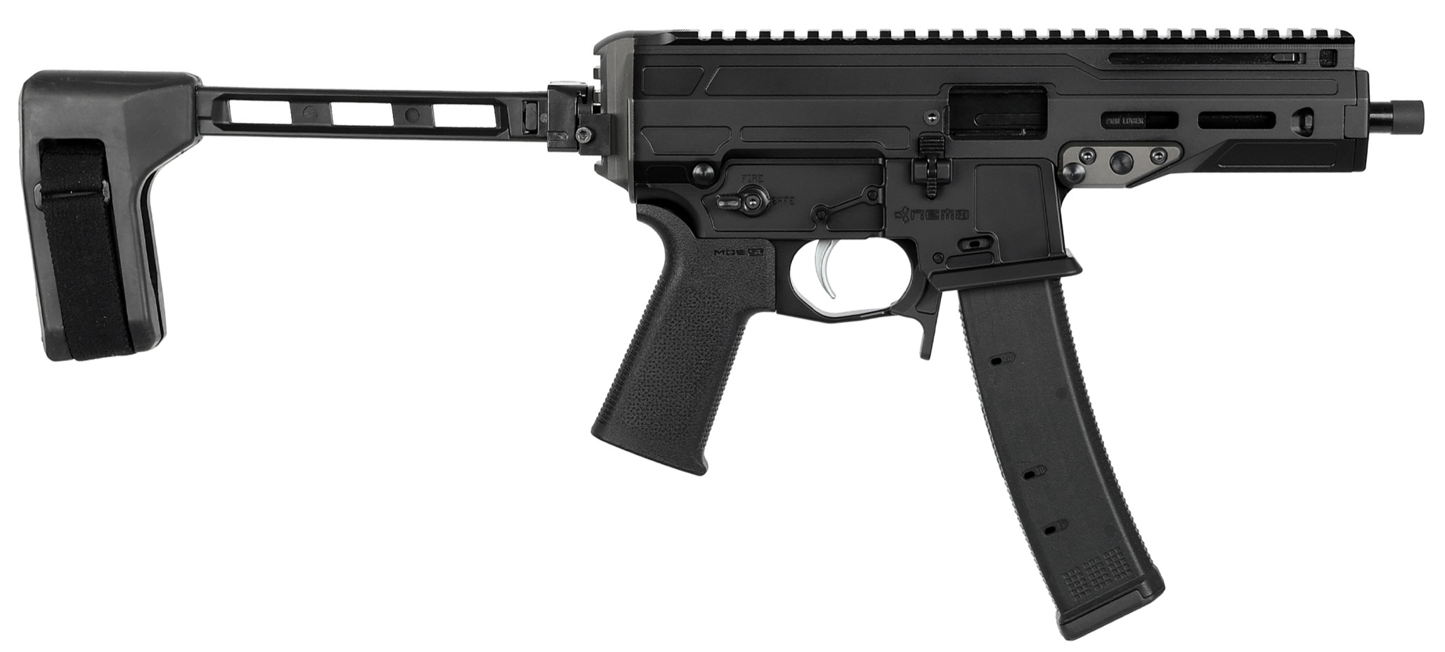 Nemo Omen Mongoose 9mm AR Pistol with Brace