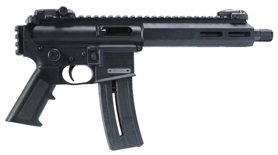 MBGL GOAT 15 ATOM .22LR Pistol with 7.5" Barrel