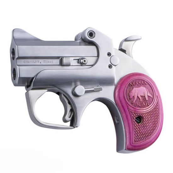Bond Arms BAMB-357/38 Mama Bear .357 Mag/.38 SPL 2.5″ Pink Wood/Matte Finish - No Credit Card Fees - Low, flat rate shipping