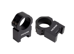 Weaver Precision 1" Tube Black Aluminum Scope Mount