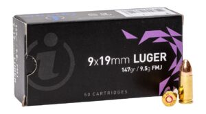 IGMAN 9MM 147GR FMJ Ammunition - 50 Rounds