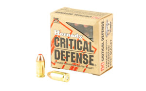 Hornady Critical Defense 9x18 Makarov 95GR FTX Ammunition
