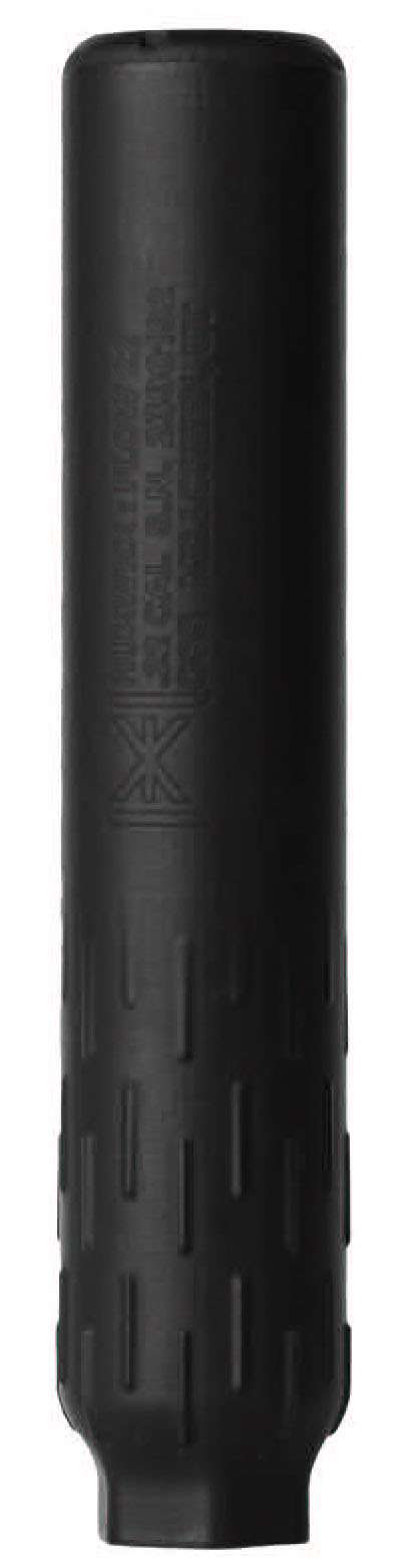 HUXWRX Flow 22 Ti Black Suppressor 1/2-28 TPI