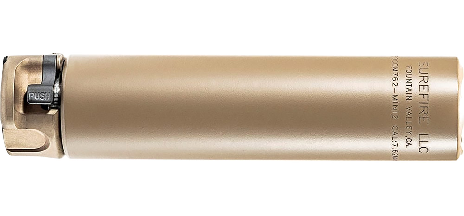 SureFire SOCOM762-MINI2 7.62mm Suppressor - Flat Dark Earth