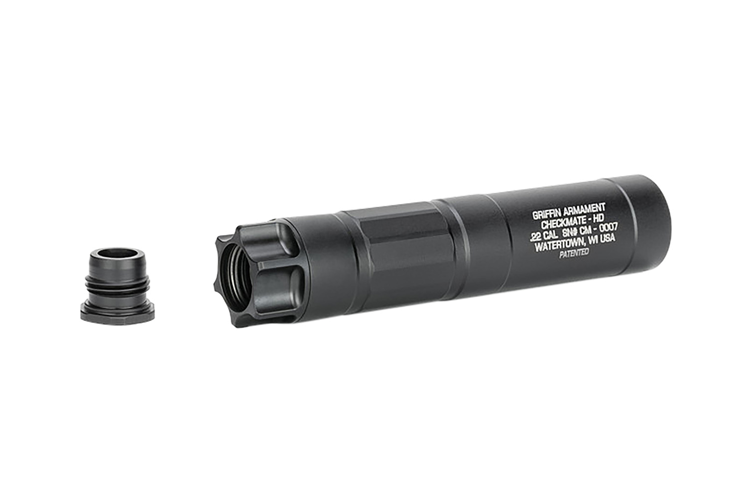 Griffin Armament Checkmate HD22 Suppressor - CAM-LOK