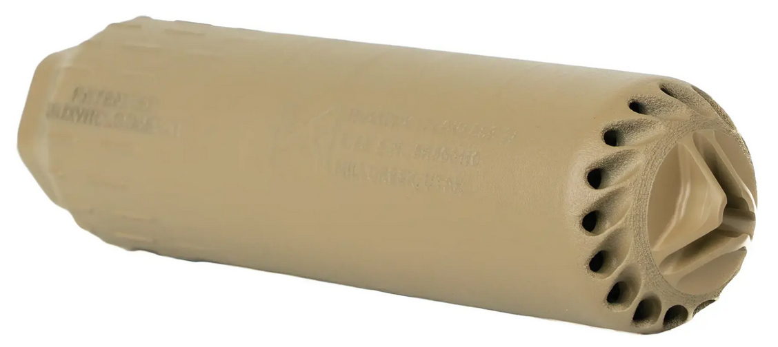 HUXWRX Flow 556 Ti Suppressor - 1/2x28 FDE