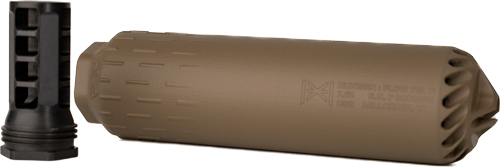 HUXWRX Flow 762 TI Suppressor Kit - FDE Muzzle Brake