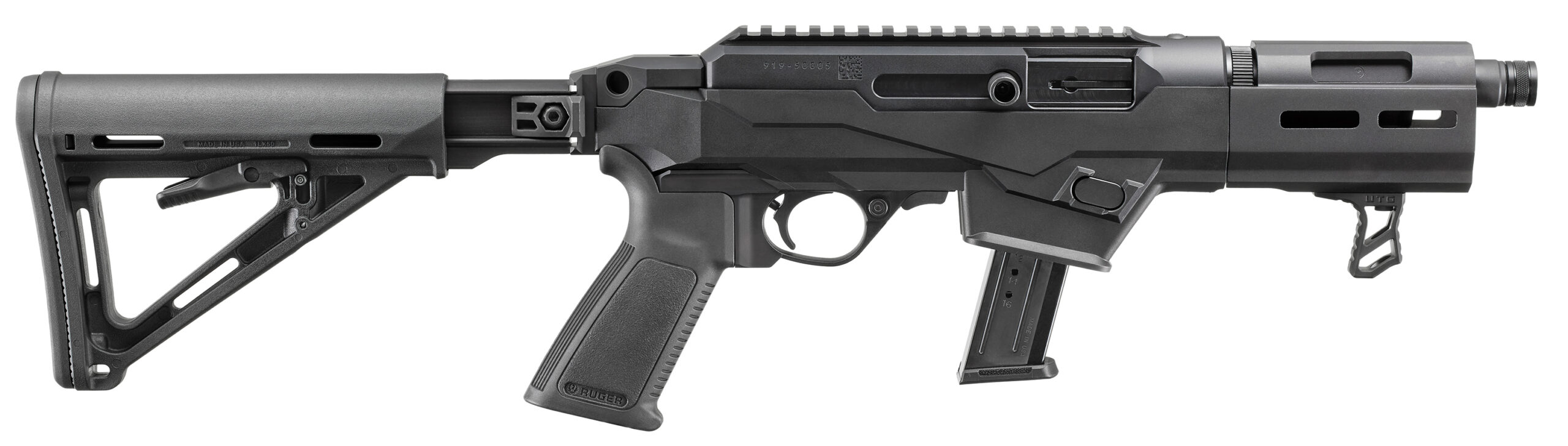 Ruger PC Carbine SBR 9mm 6.5" with Magpul Stock