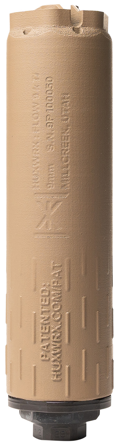 HUXWRX Flow 9K Ti 9mm Suppressor - Grade 5 Titanium