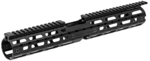 Leapers MTU015SSM Quad Rail Handguard - Matte Black