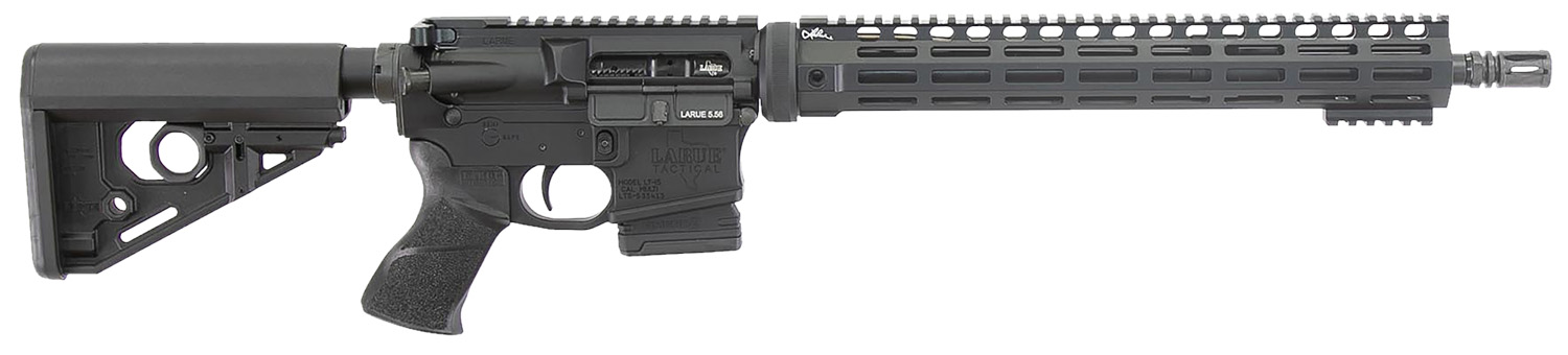 Larue Tactical LT1555616MLOKLC LT15 MLOK 5.56 10+1 16″ Stealth Barrel Black Right Hand - No Credit Card Fees - Low, flat rate shipping