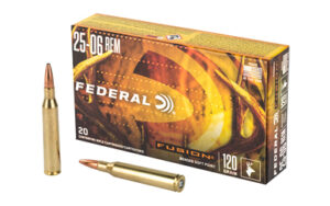 Federal Fusion 25-06 Remington 120GR Boat Tail Ammo
