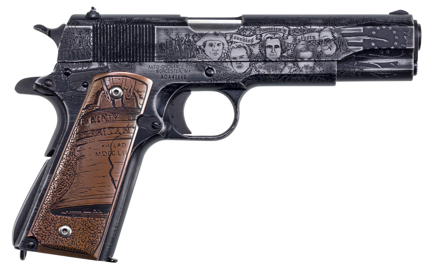 Auto-Ordnance 1911 US Flag 45 CAL 5'' Pistol