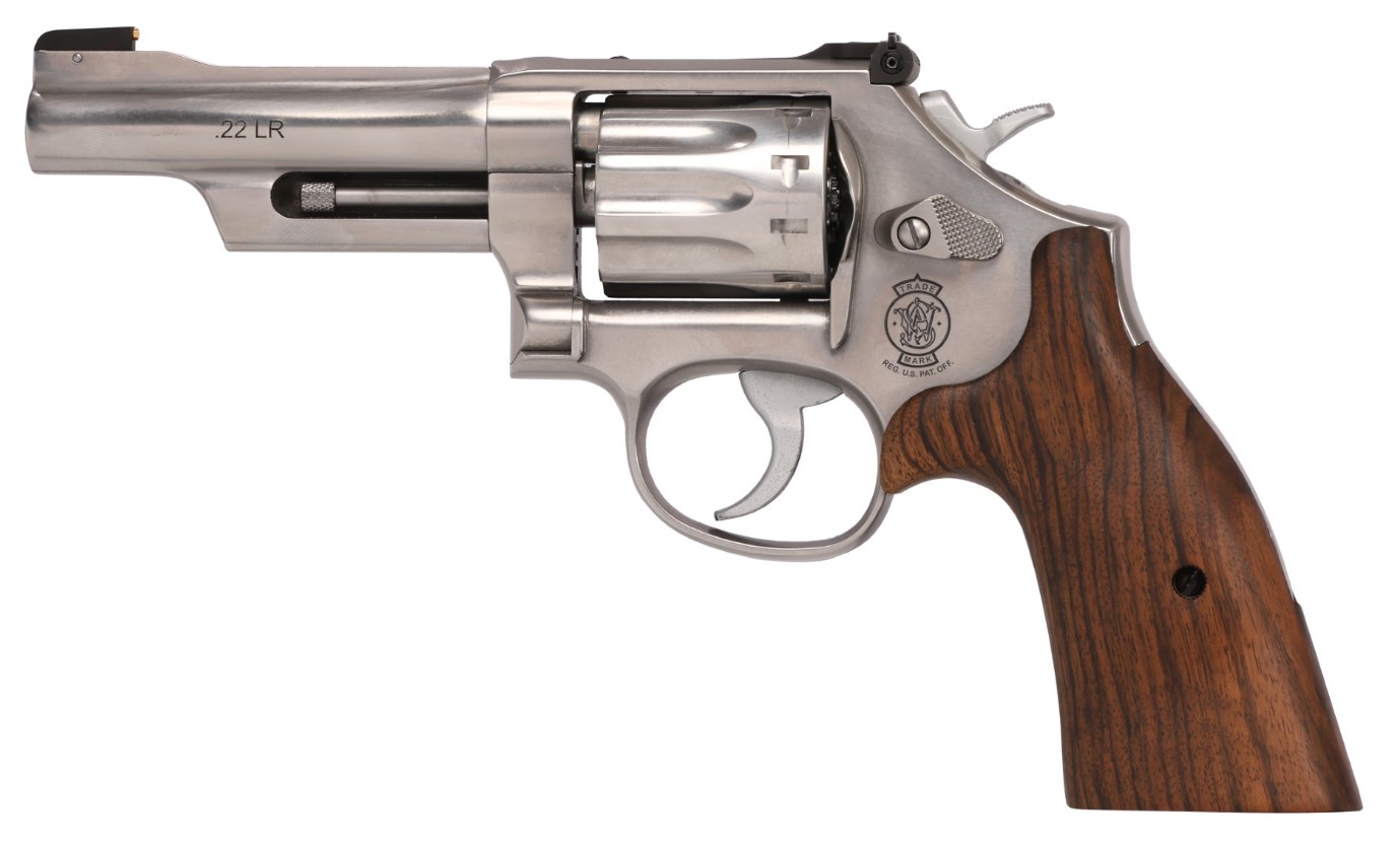 SMITH AND WESSON 617 MOUNTAIN GUN 22LR 4″ SS - No Credit Card Fees - Low, flat rate shipping