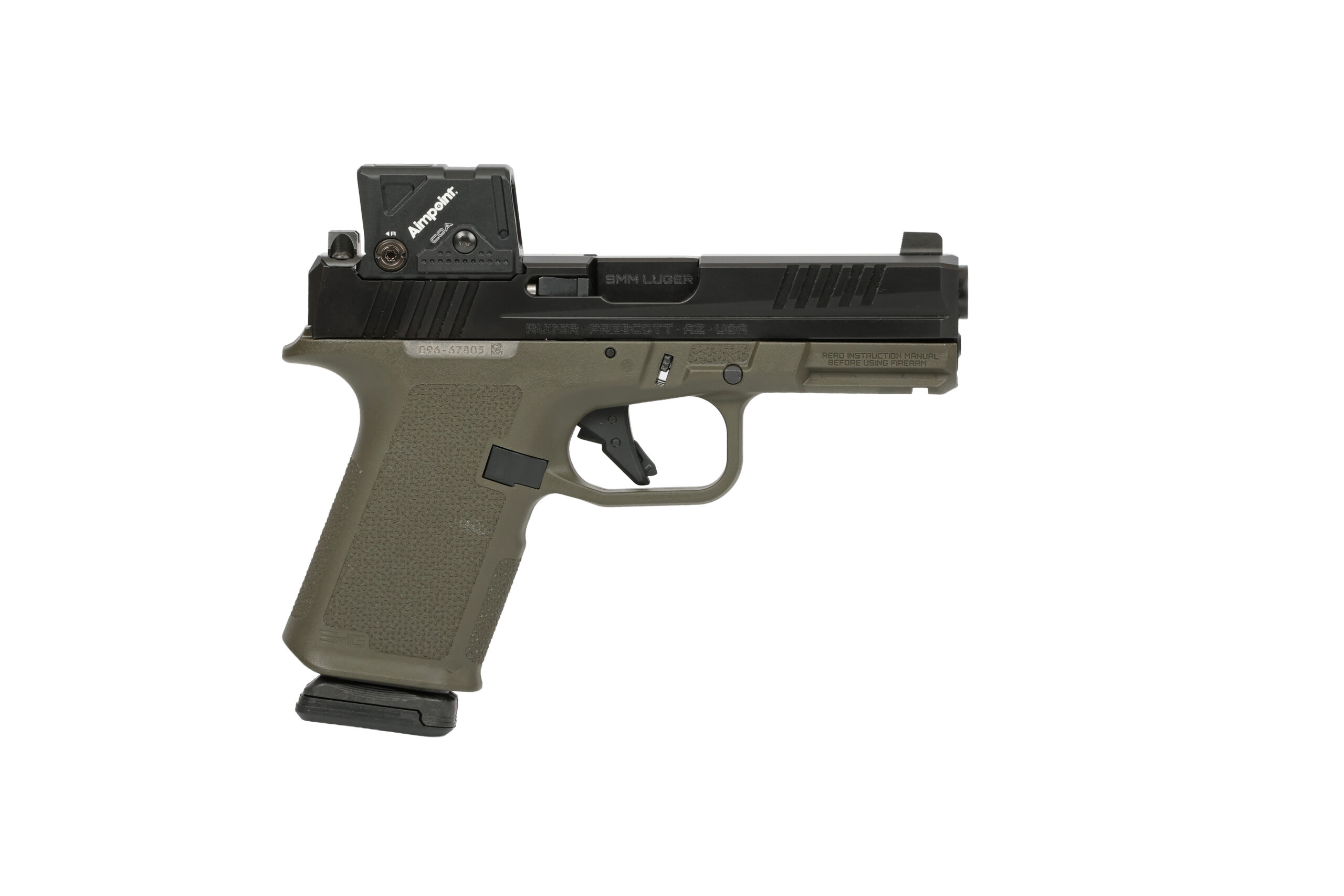 Ruger RXM 9mm Semi Auto Handgun 15+1 4"