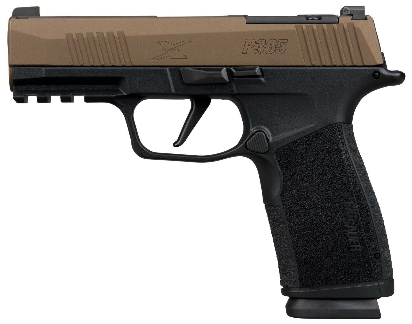 SIG P365 XMACRO 9mm Bronze/Black 17RD Handgun