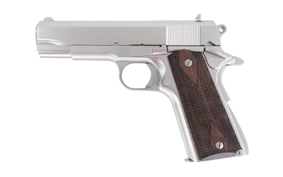Tisas 1911 Tank Commander Handgun 9mm Luger 9rd Magazines (2) 4.25″ Barrel Nickel - No Credit Card Fees - Low, flat rate shipping