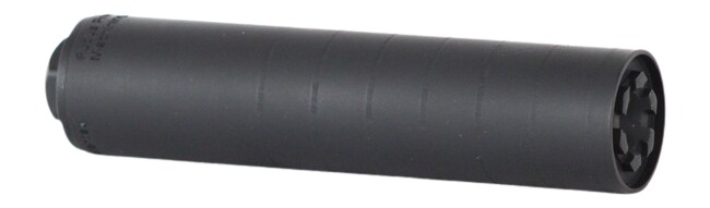 Fuqua OM57SSBLK 5.7mm Suppressor Stainless Steel