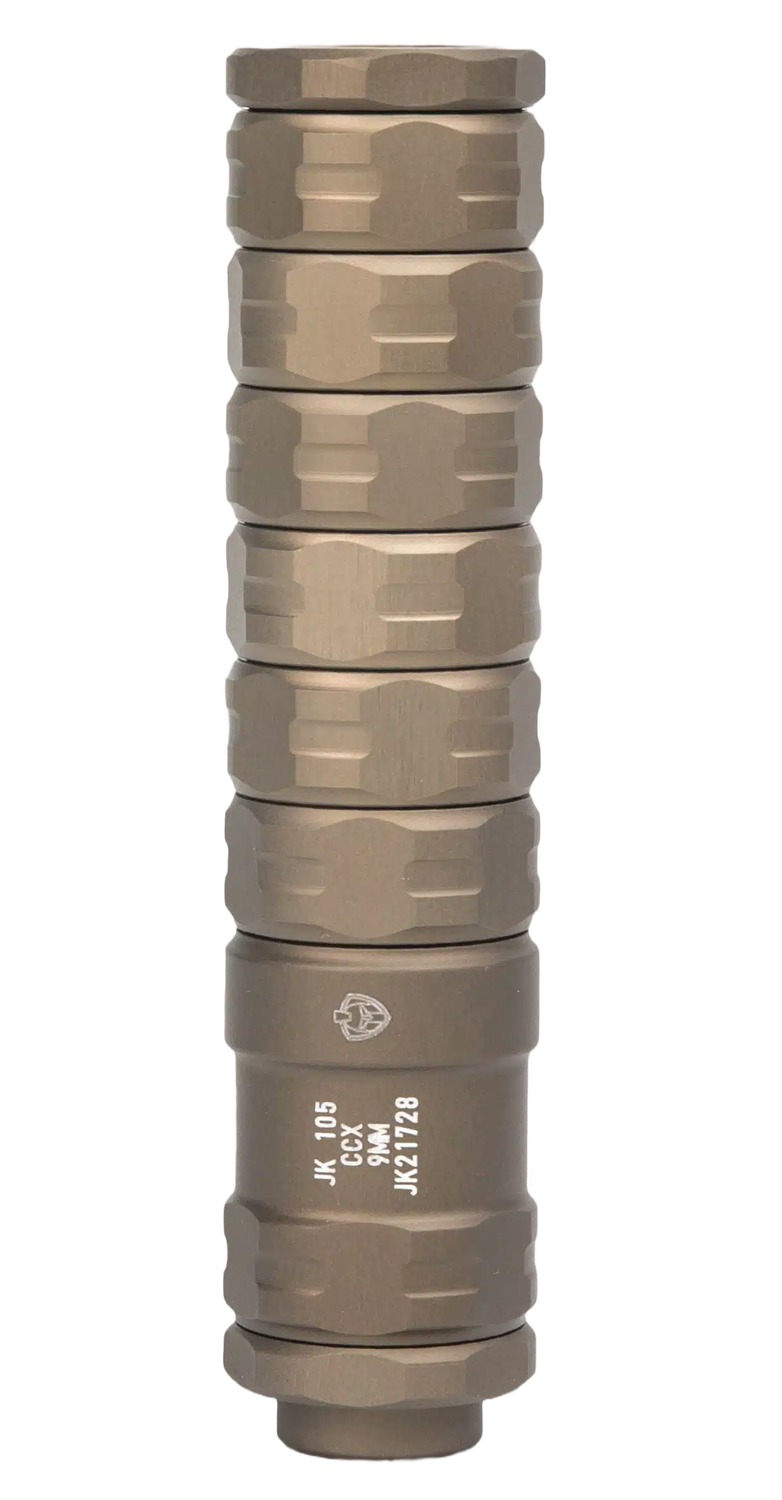 JK Armament 9mm Pistol Suppressor JK105CCX9FDE