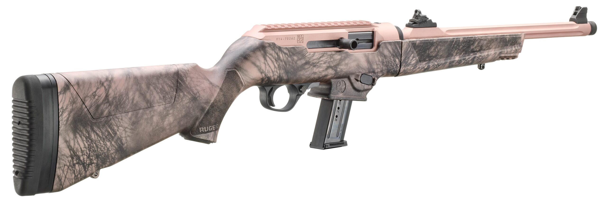 Ruger PC Carbine 9mm Rose 16" Semi Auto Rifle