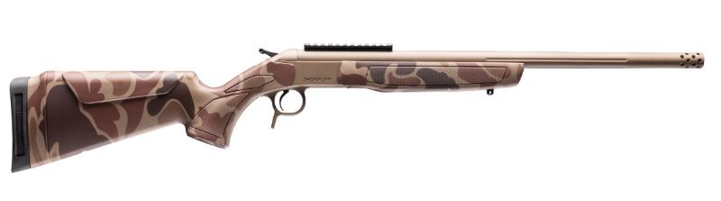 CVA Scout TD .450 Bushmaster Rifle - FDE/Camo