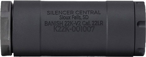 Banish22K V2 Rimfire Suppressor 1/2x28 Black