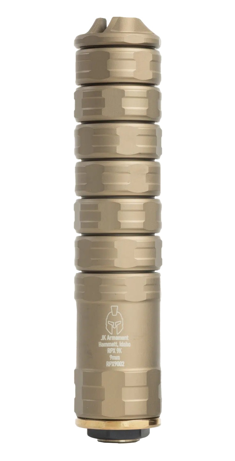 JK Armament JK155RPX9KFDE 9mm Silencer FDE