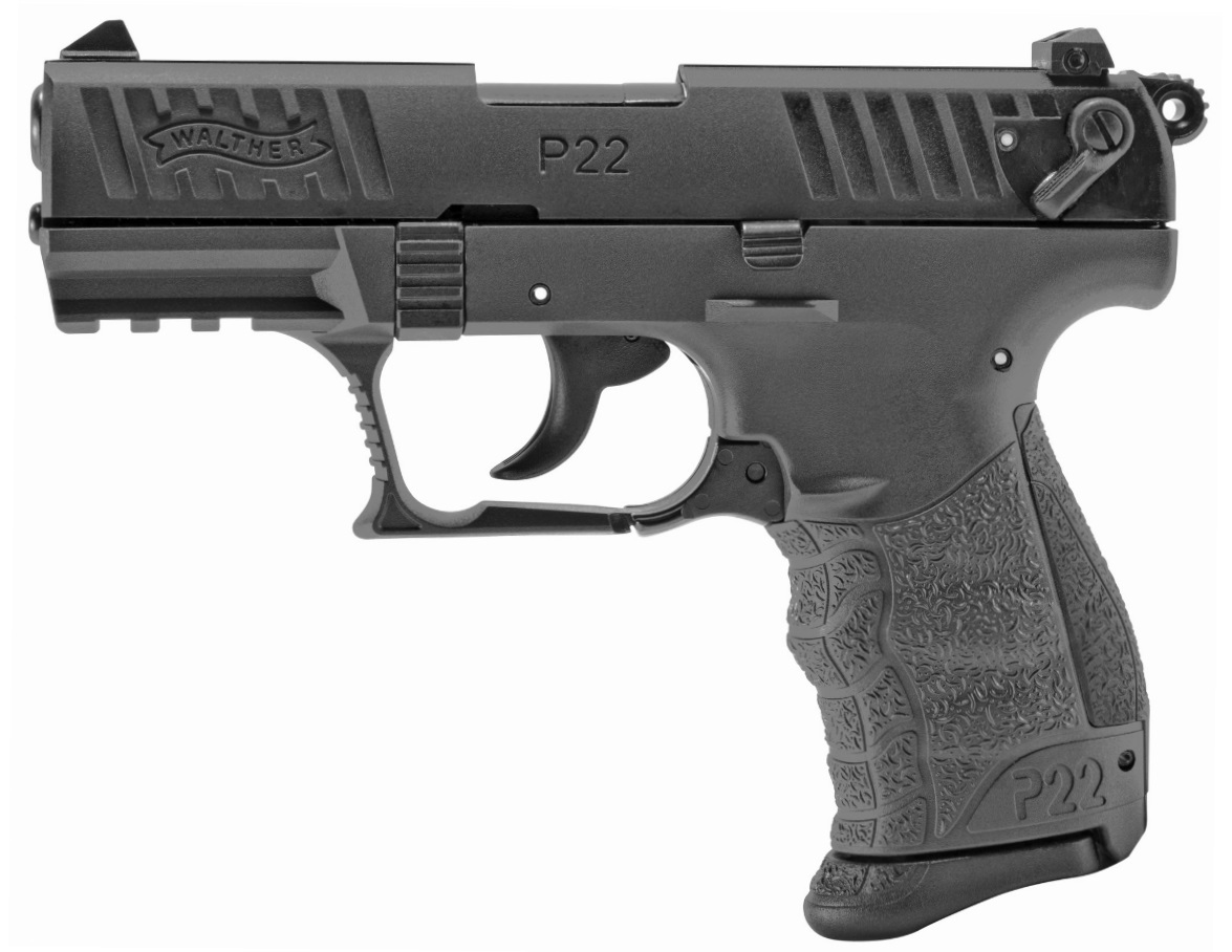 Walther Arms P22 22LR Tungsten Pistol 3.4"