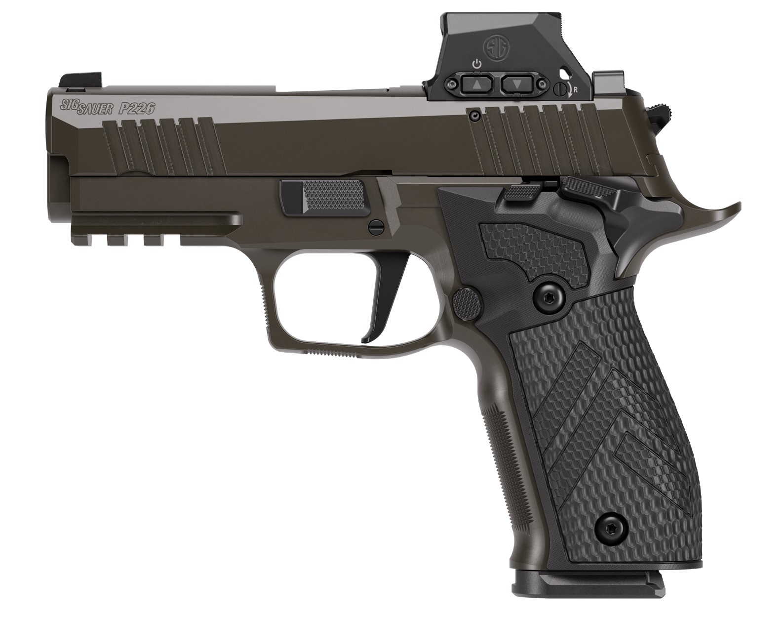 Sig Sauer P226 Legion 9mm SAO Pistol with ROMEOX PRO