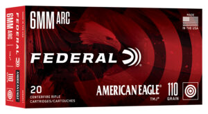 Federal American Eagle 6ARC 110gr TMJ Ammo