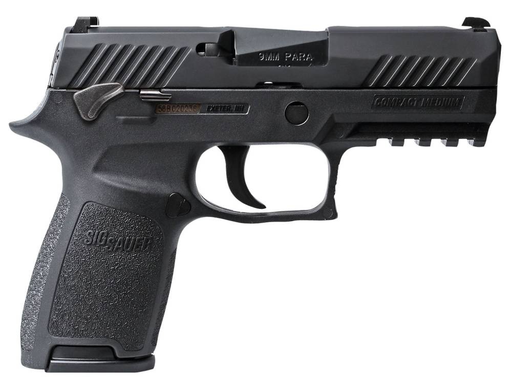 Sig Sauer P320 Compact 9mm Nitron 15+1 Safety