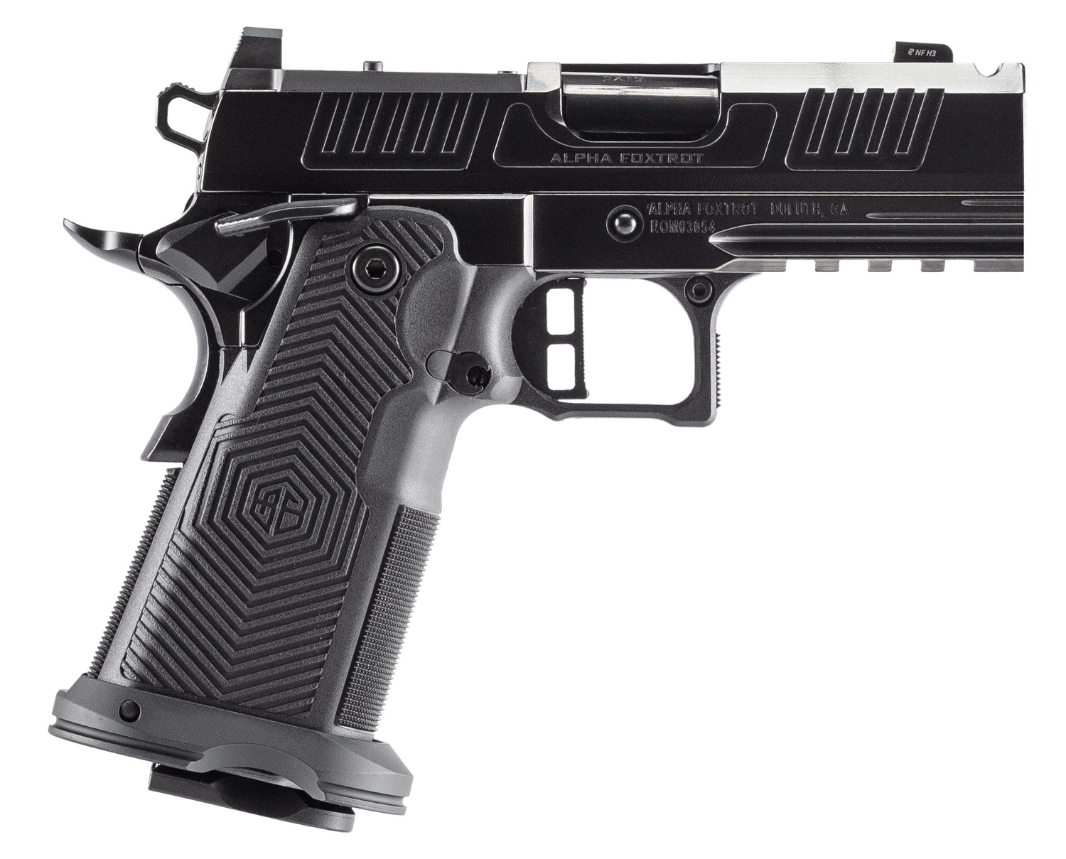 Alpha Foxtrot AA39X1QIH-PDBK19 AF1911 Romulus 9mm Luger 3.50"
