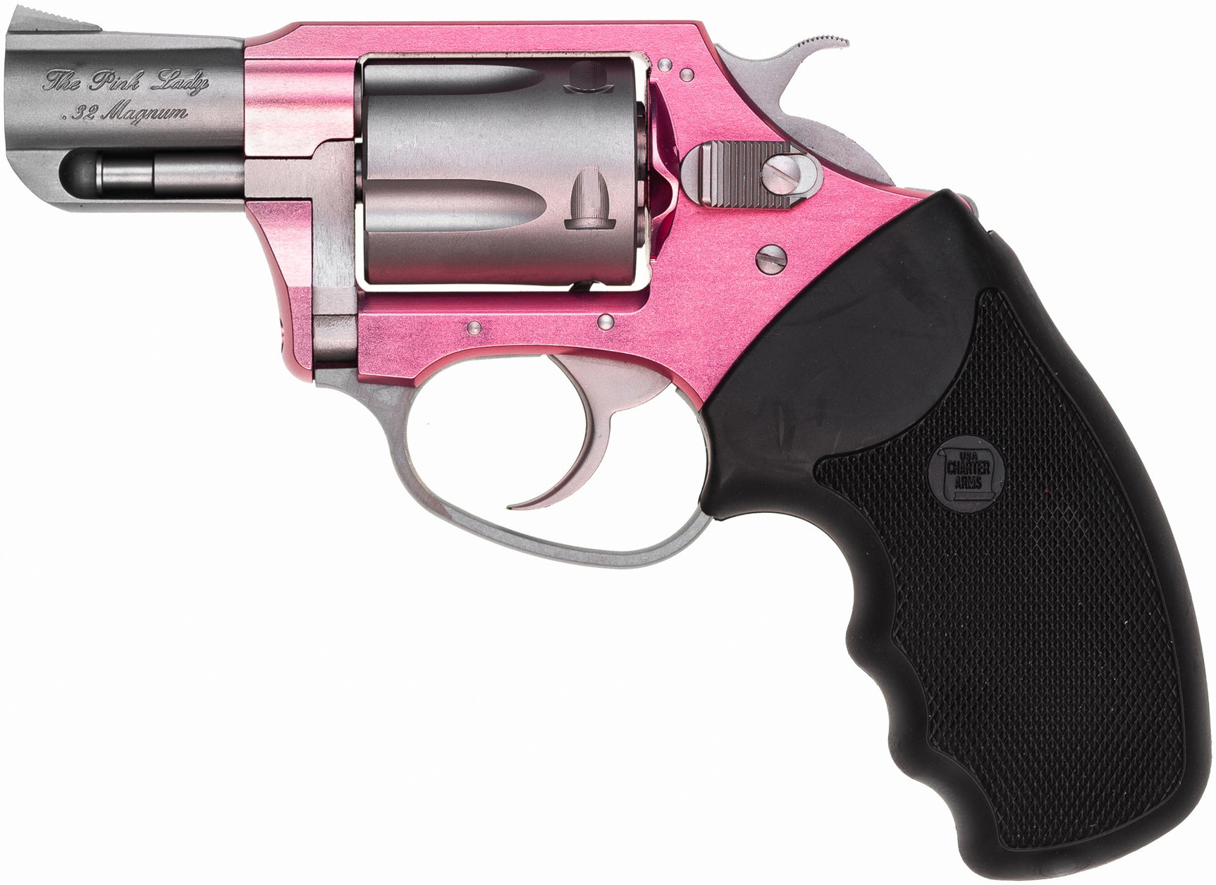CHARTER PINK LADY 32 MAG REVOLVER PNK/STS 2″ - No Credit Card Fees - Low, flat rate shipping