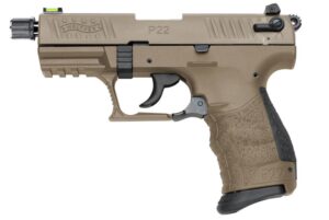 Walther Arms P22Q Tactical .22LR Pistol Full FDE 3.42"