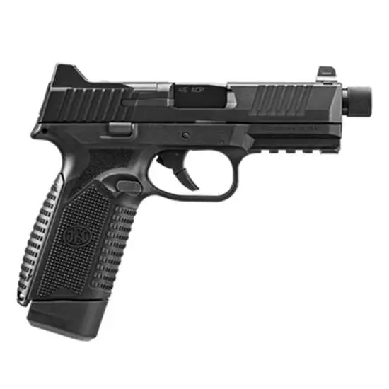 FN 545 TACTICAL 45ACP 4.71″ BLK NS 1-15RD 1-18RD MAGS - No Credit Card Fees - Low, flat rate shipping