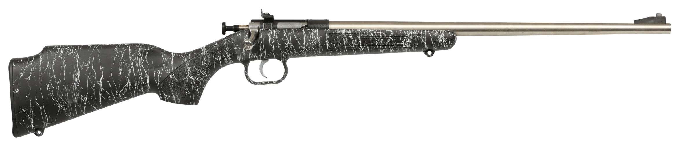 KSA Crickett Black Synthetic .22LR White Webbed Bolt Action Rifle