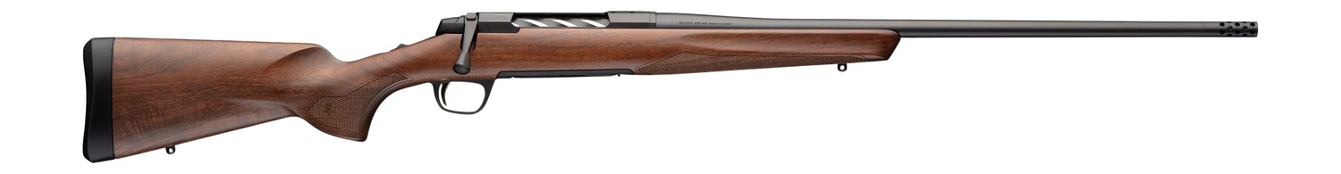 Browning 036128211 X-Bolt 2 Hunter 243 Win 4+1 22" Matte Blued Threaded Barrel Steel Drilled Tapped Receiver, Satin Black Walnut Fixed Stock, Right Hand