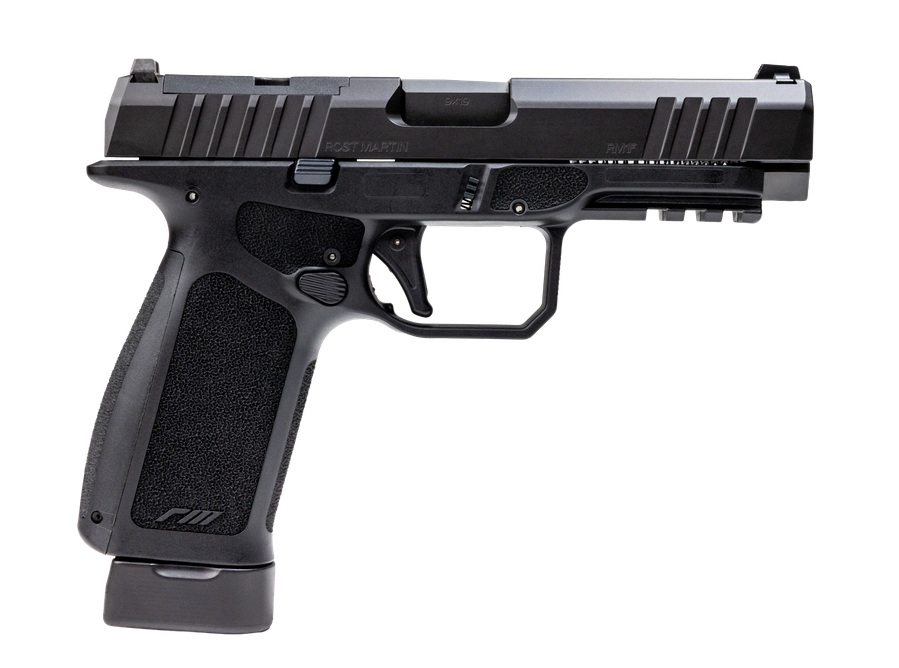 Rost Martin RM1F 9mm 10+1 Black 4.5" Optic Ready