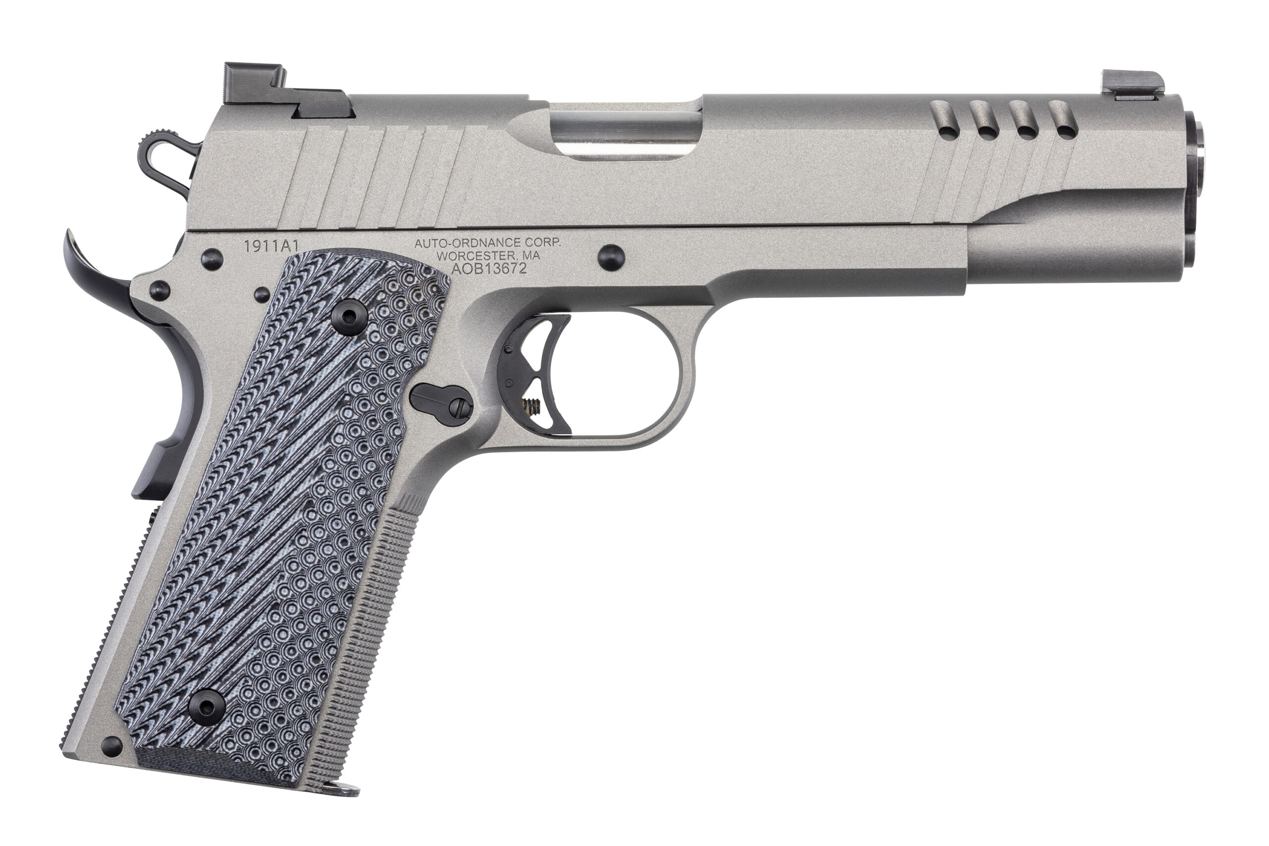Auto-Ordnance 1911TCA Stainless Semi Auto Handgun - Used