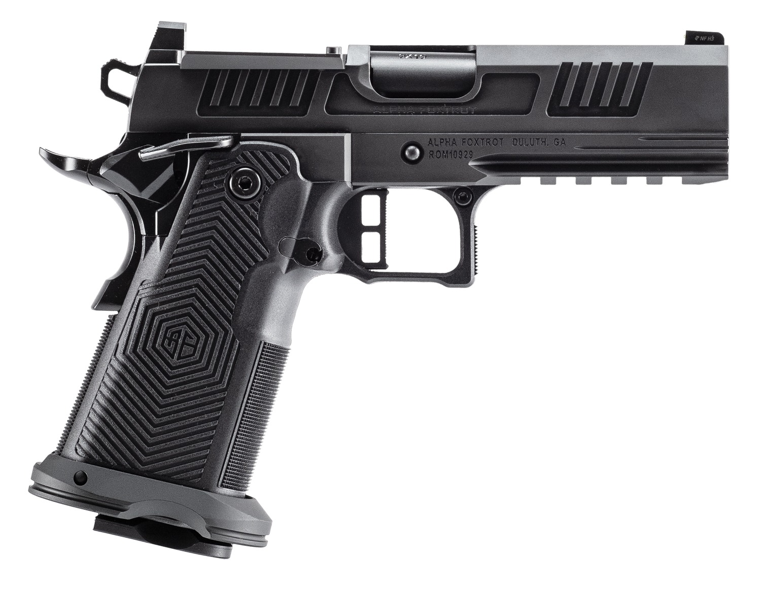 Alpha Foxtrot AF1911 Romulus .45 ACP 13+1 4.25" Black DLC