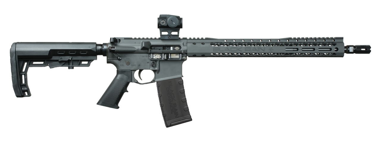 Black Rain Ordnance BRO26040601OPT 5.56 NATO AR Rifle with Red Dot